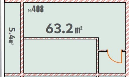2-комн., 63.2 м²