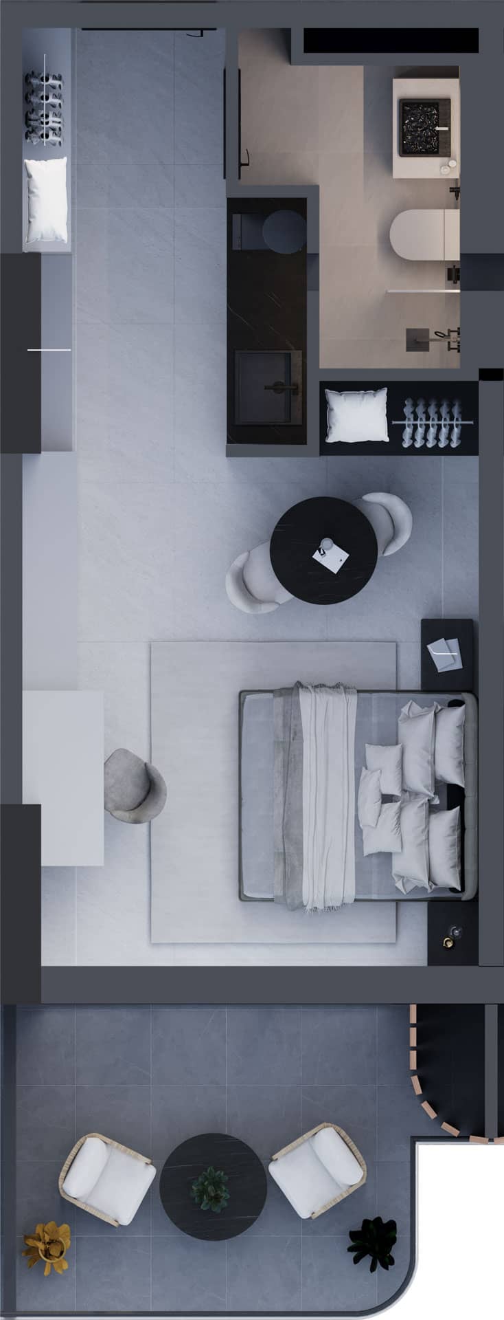 一居室, 37.9 m²