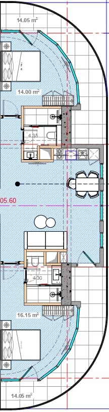 2-комн., 105.6 м²