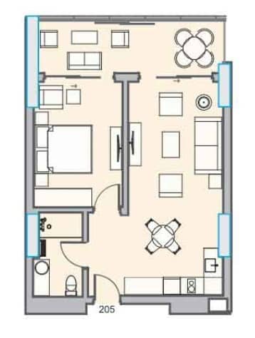 2-комн., 65 м²