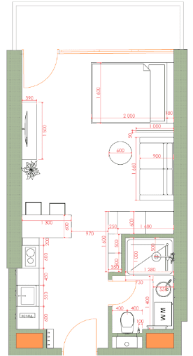 1-комн., 34.7 м²