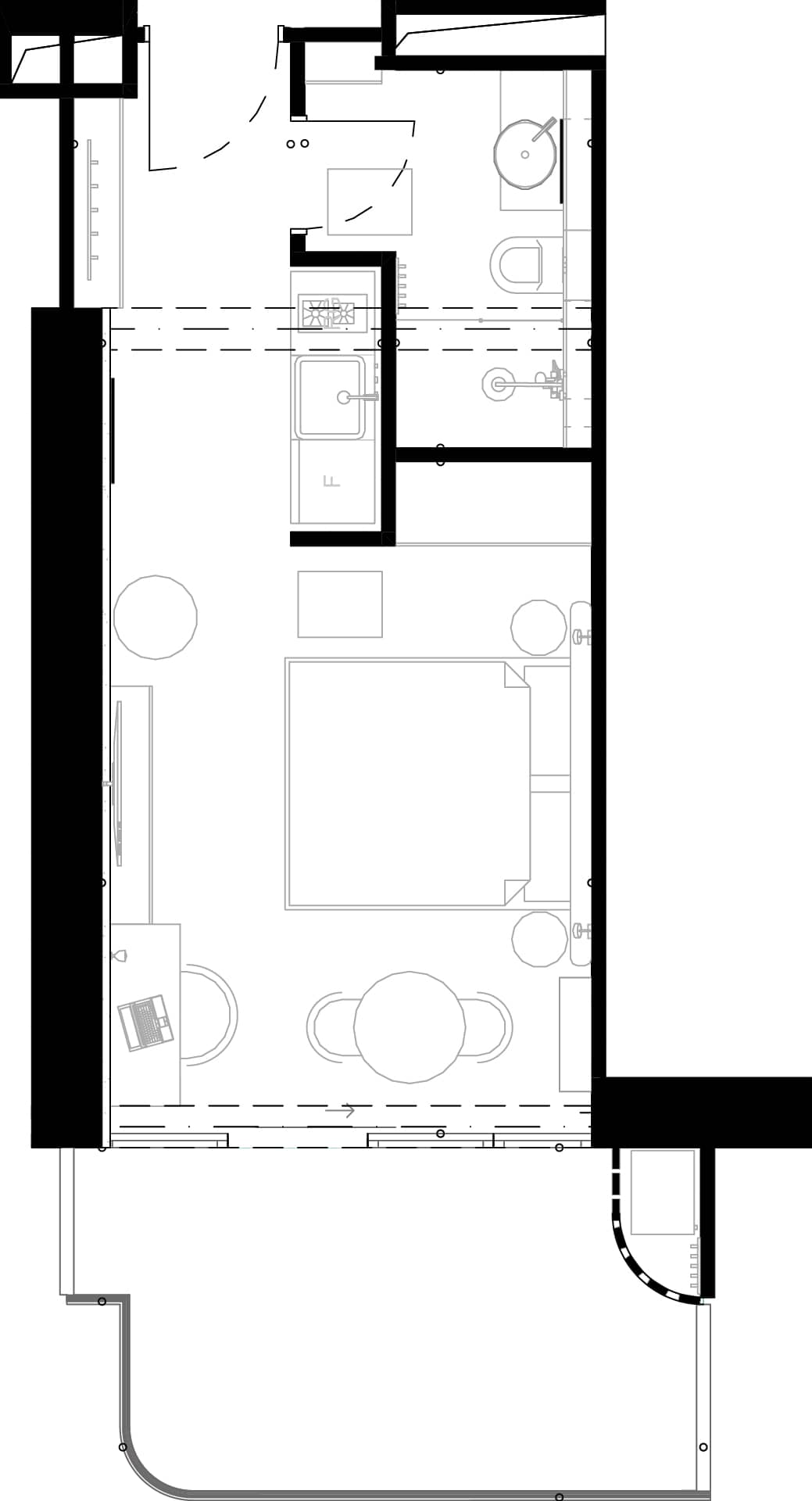 1-room, 39.2 m²