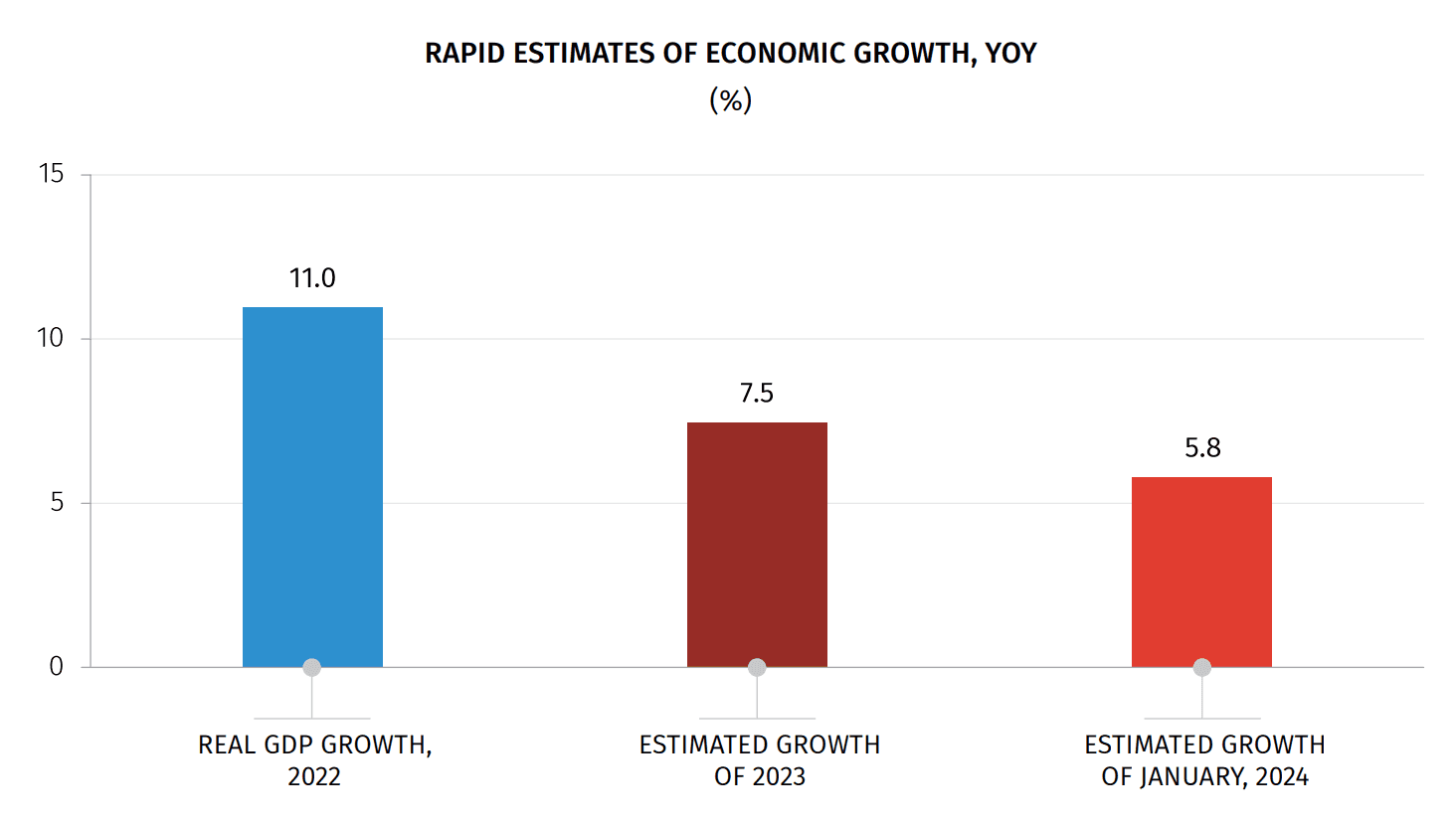 Economy of Georgia grows rapidly in January 2024