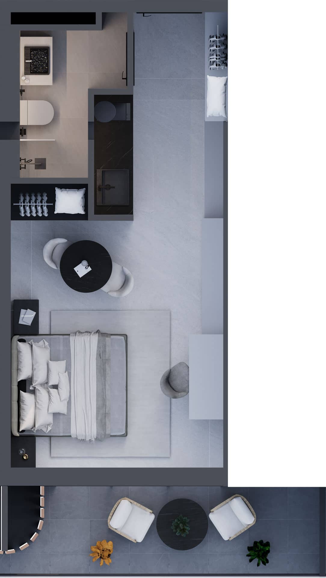 一居室, 34.2 m²