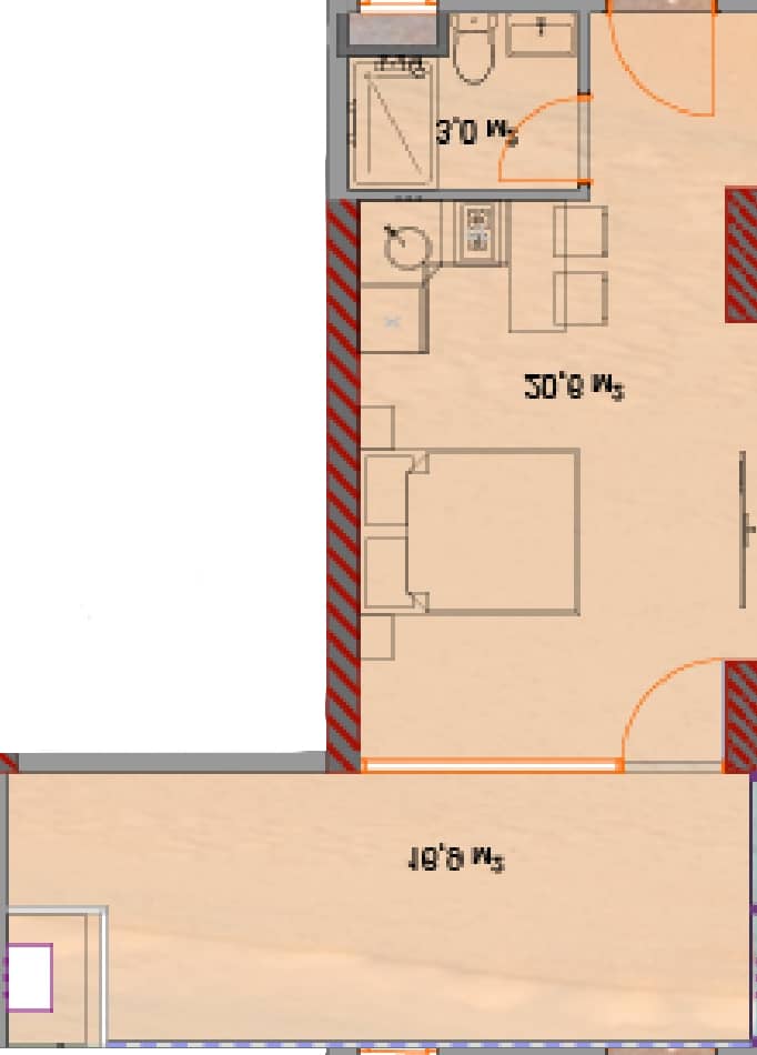 Студия, 41.2 м²