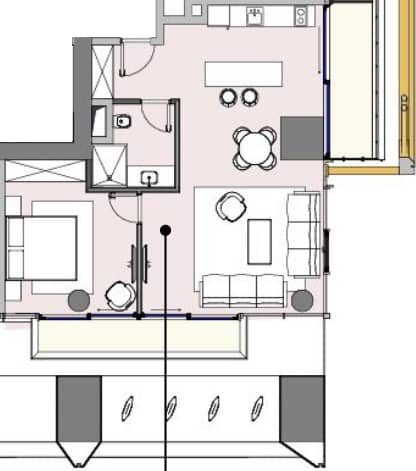 1-комн., 74.4 м²
