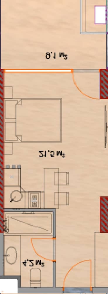 סטודיו, 35.6 מ״ר