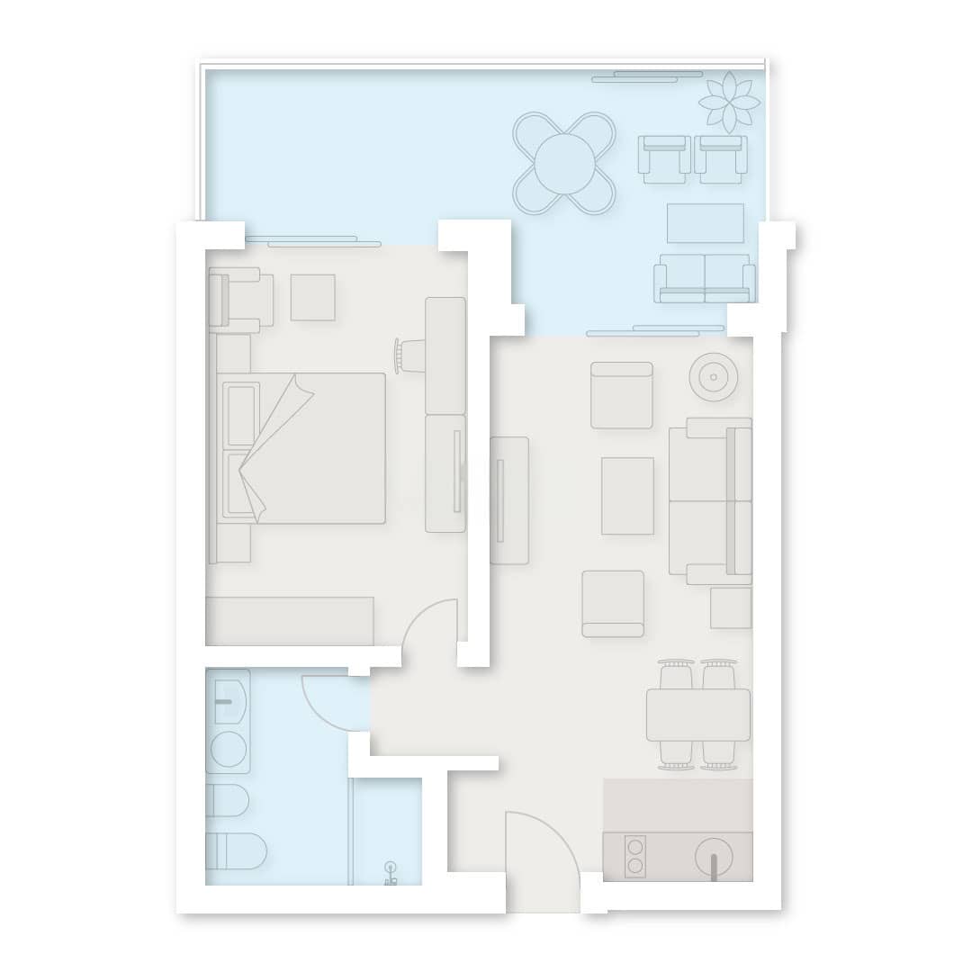 2-комн., 65.4 м²