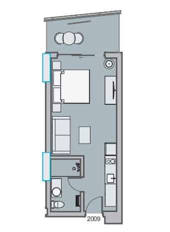 Студия, 38.2 м²