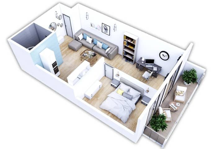 2-комн., 52.9 м²