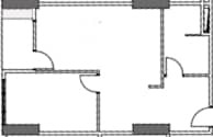 一居室, 59.4 m²