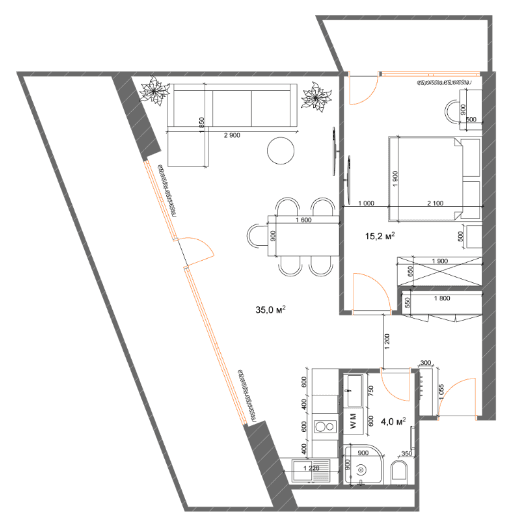 2-комн., 85.3 м²
