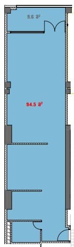 סטודיו, 94.5 מ״ר