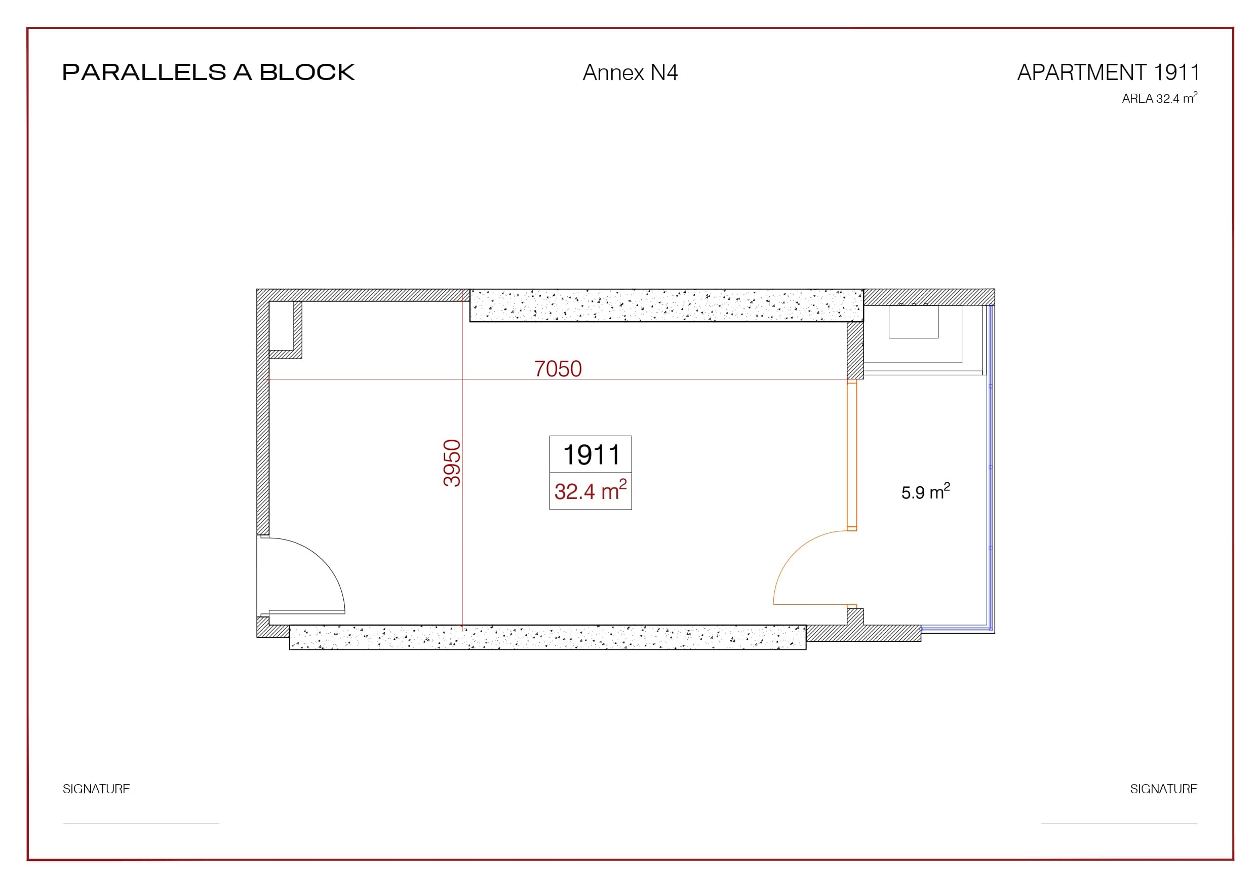 Studio, 32.4 m²