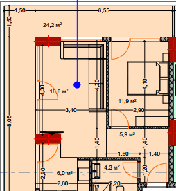 2-room, 72.4 m²