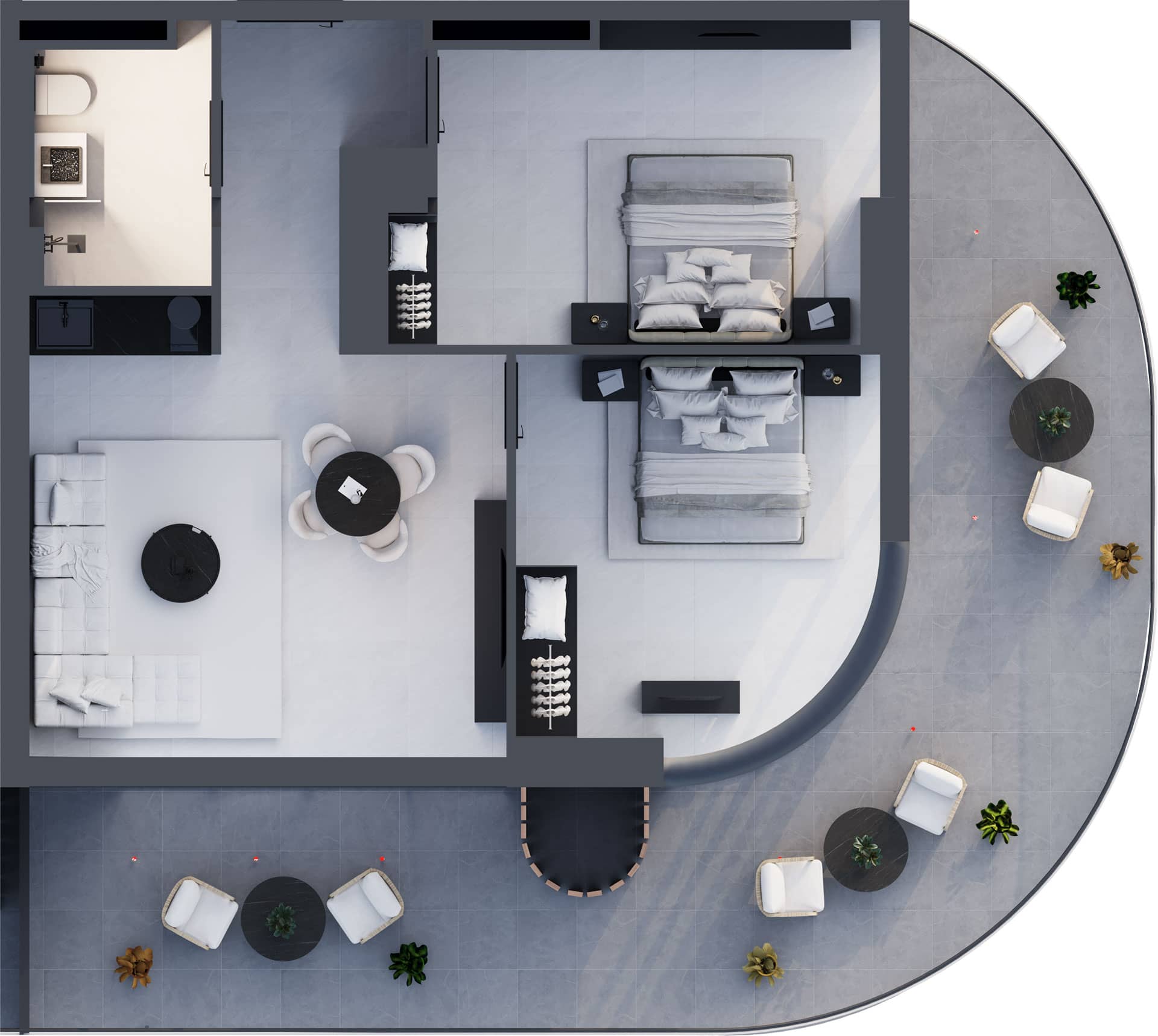 3-room, 109 m²