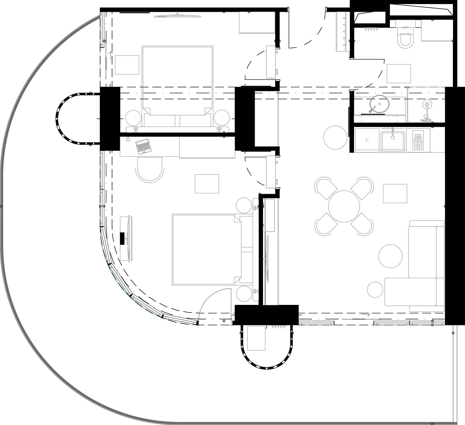 3-room, 107 m²