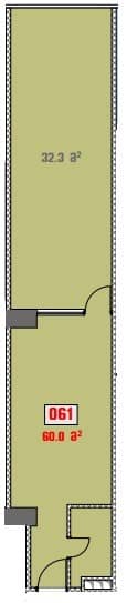 Studio, 60 m²
