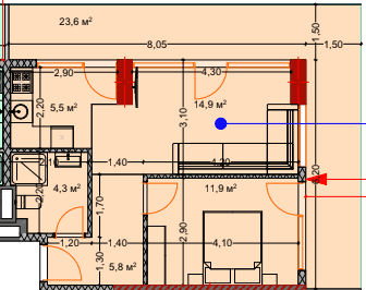 2-комн., 67.5 м²