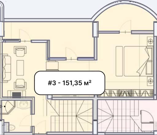 1-room, 151.3 m²
