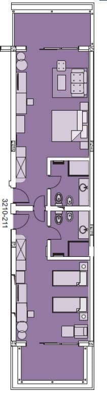 2-room, 87.2 m²