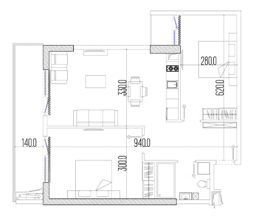 3-комн., 72.8 м²