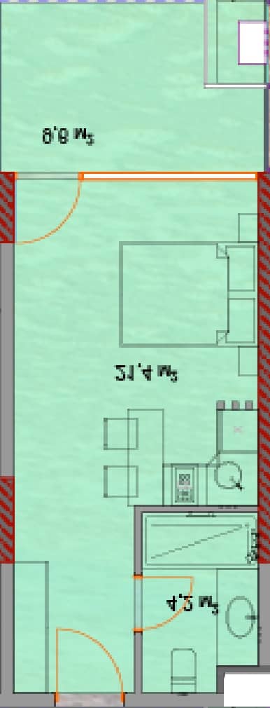 סטודיו, 36 מ״ר