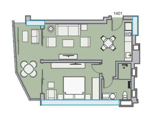 2-комн., 60.5 м²