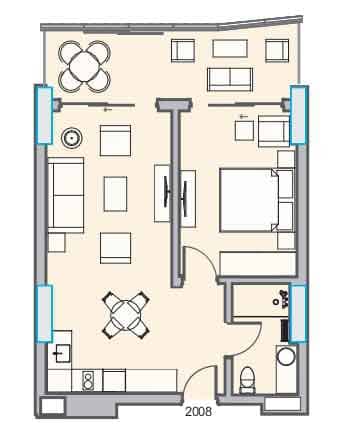 2-room, 65.3 m²
