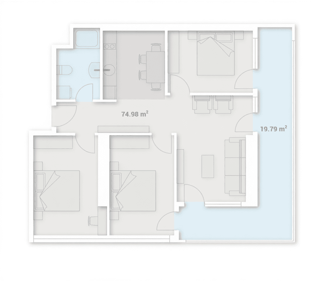 4-комн., 94.8 м²