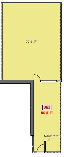 Студия, 102.8 м²