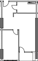 1-комн., 61.2 м²