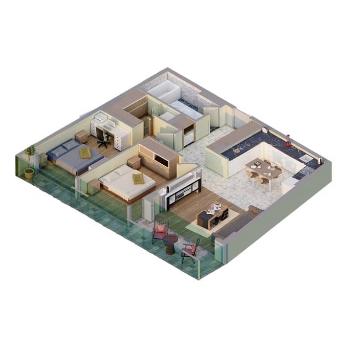 3-комн., 92.8 м²