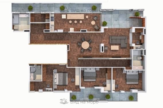 4-комн., 240 м²