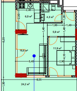 2-комн., 72.4 м²