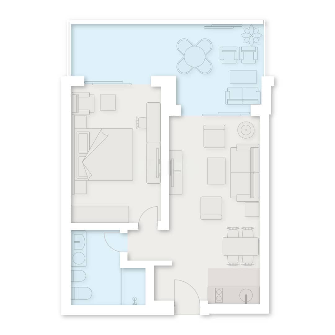 2-комн., 65.4 м²