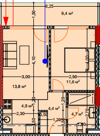 1-комн., 50.8 м²
