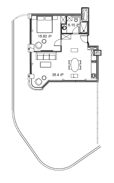 1-room, 160.3 m²