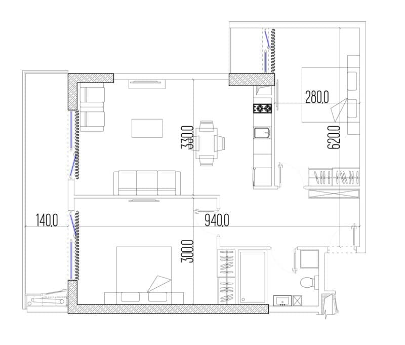 3-комн., 72.6 м²