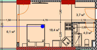 Studio, 32.7 m²