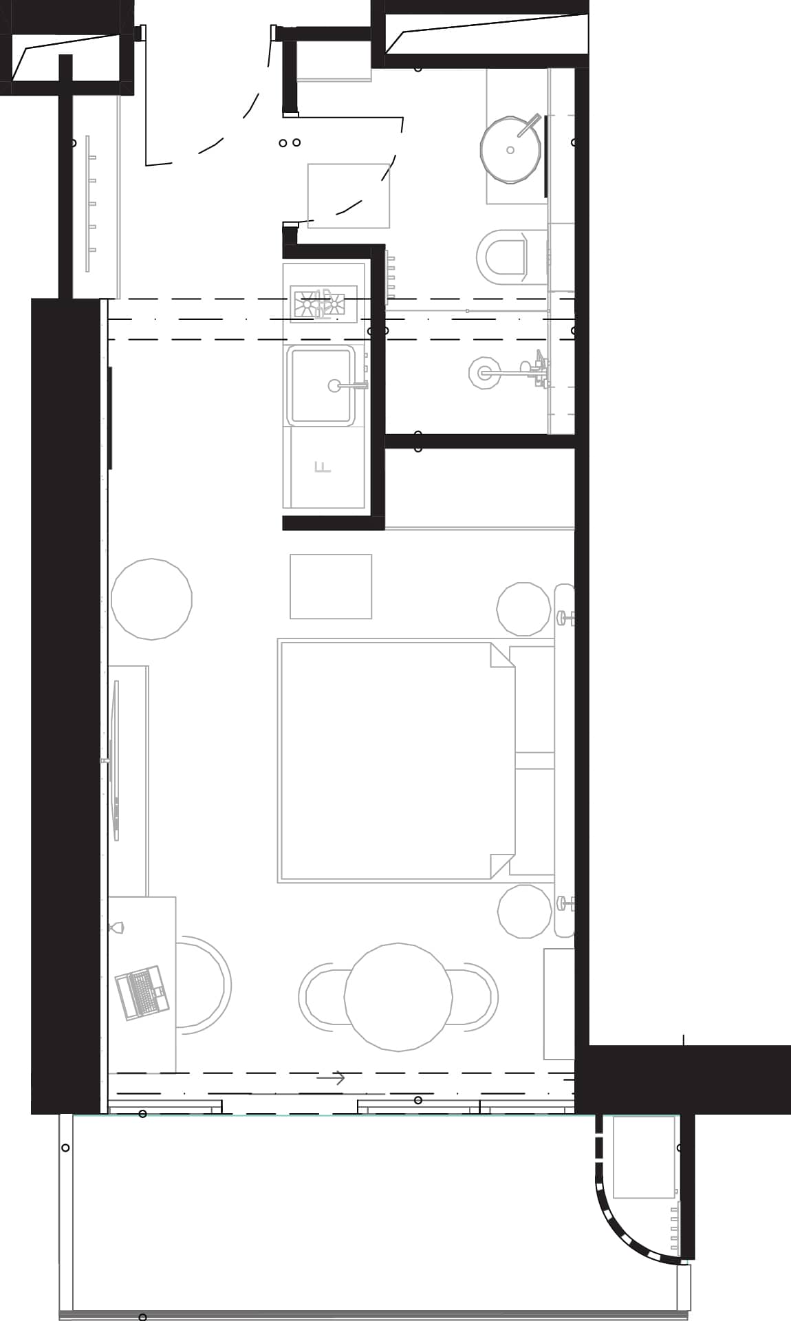 1-room, 35.2 m²